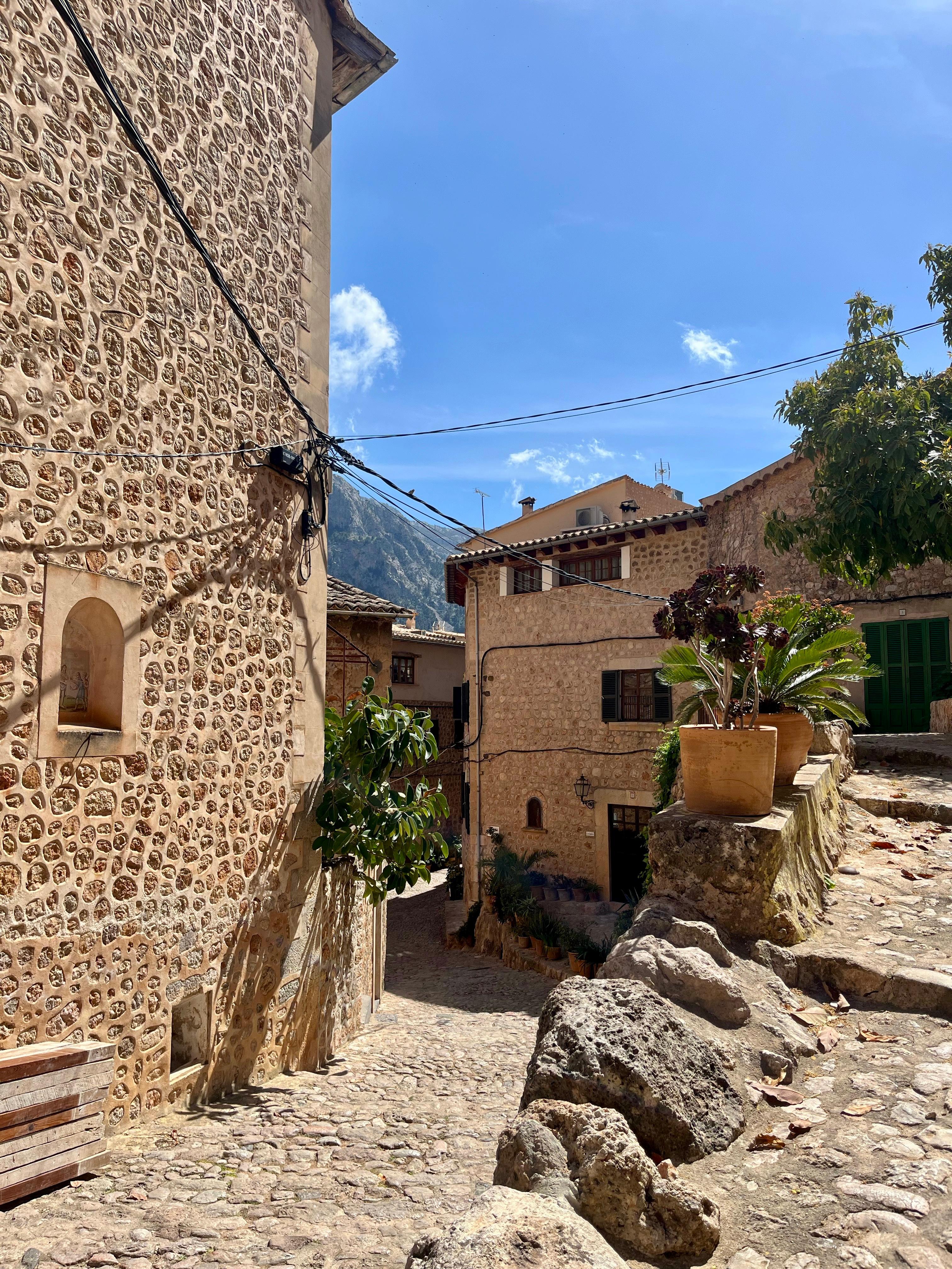 Traditional small town architecture in Serra de Tramuntana